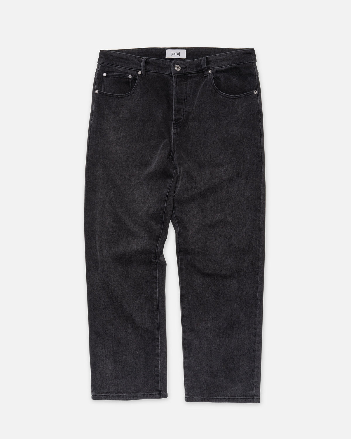 K-02 JEANS - BLACK / FRONT
